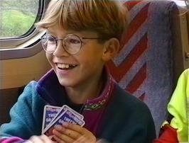 Tristan Wooller, on the train to Fort William
